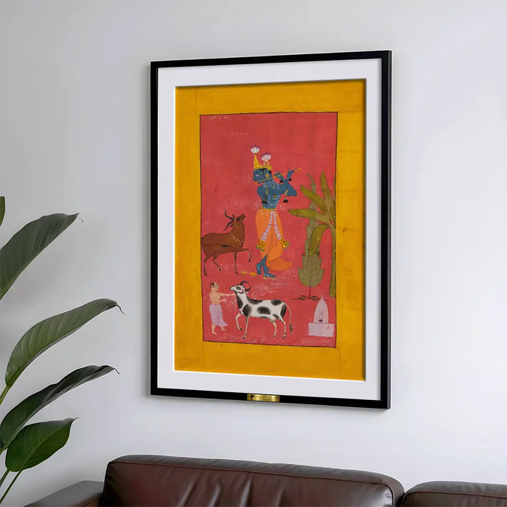 Lord Krishna Playing the Flute