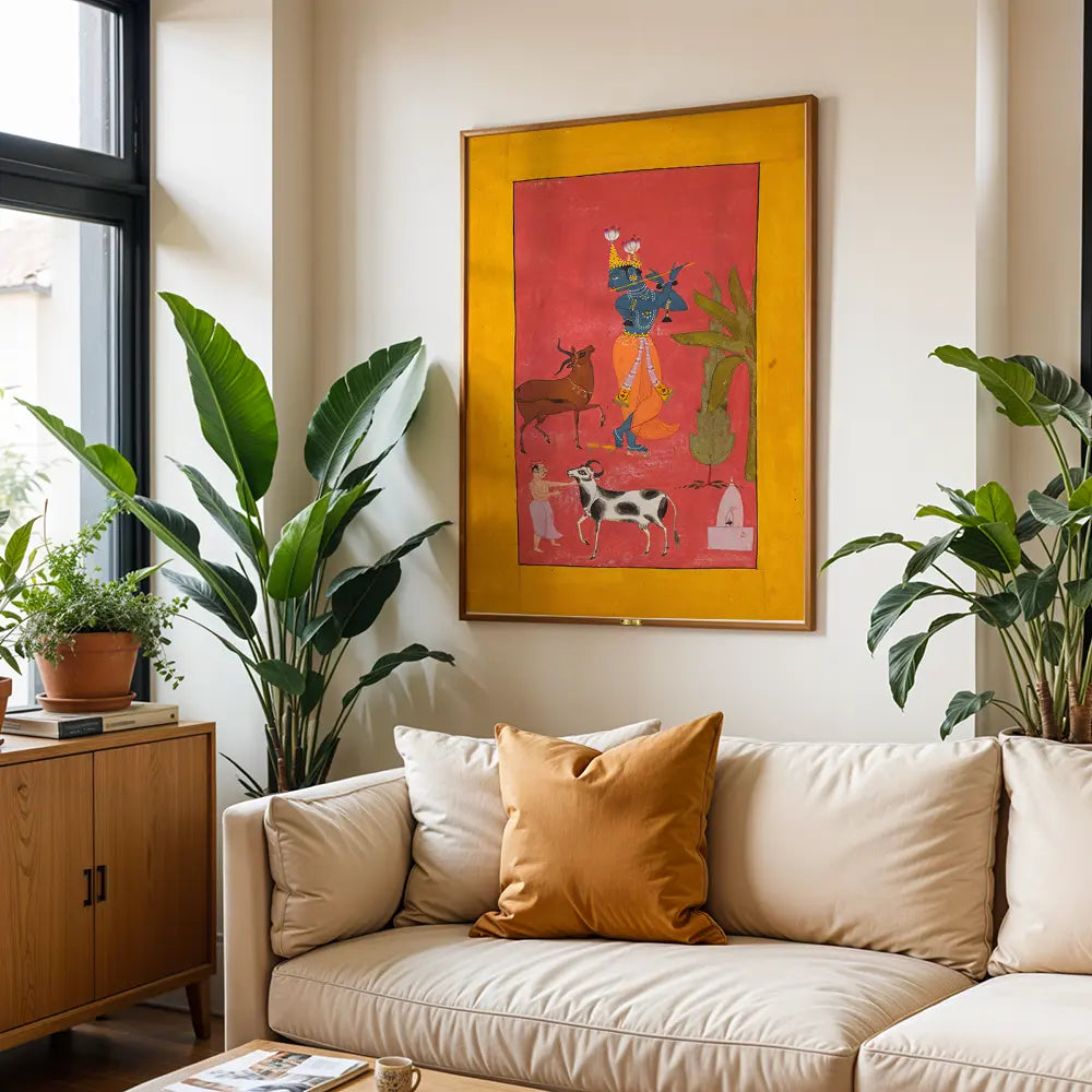 Lord Krishna Playing the Flute