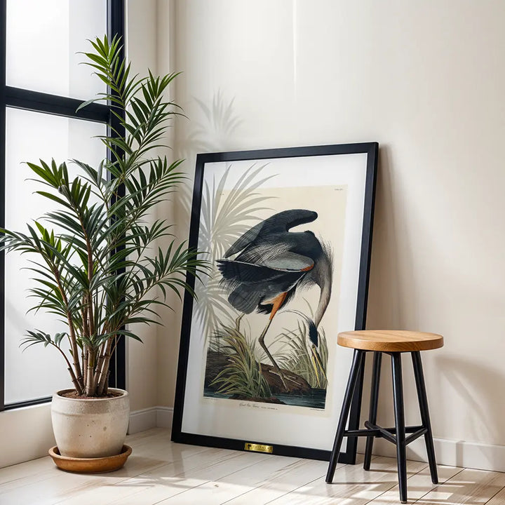 Great Blue Heron in Focus