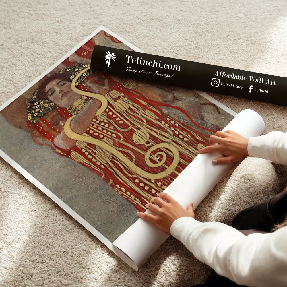 Hygieia by Gustav Klimt