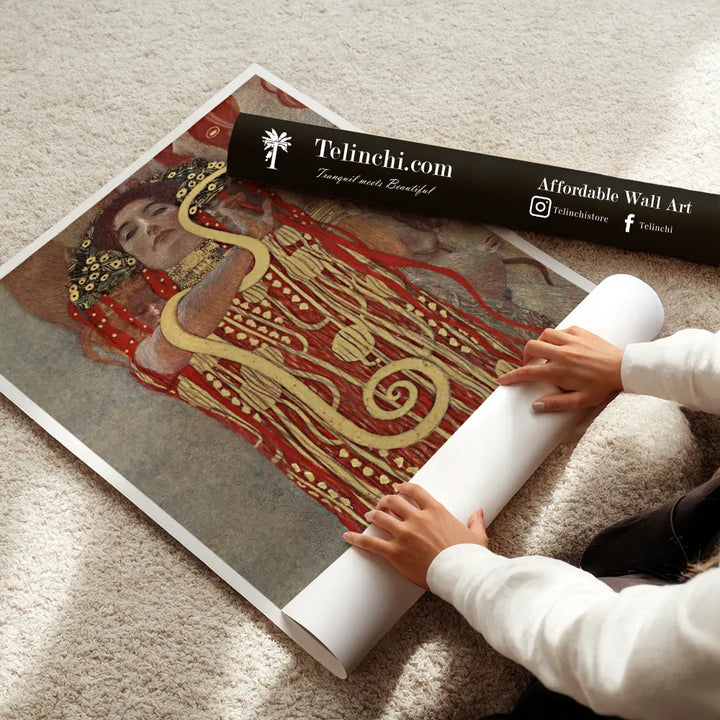 Hygieia by Gustav Klimt