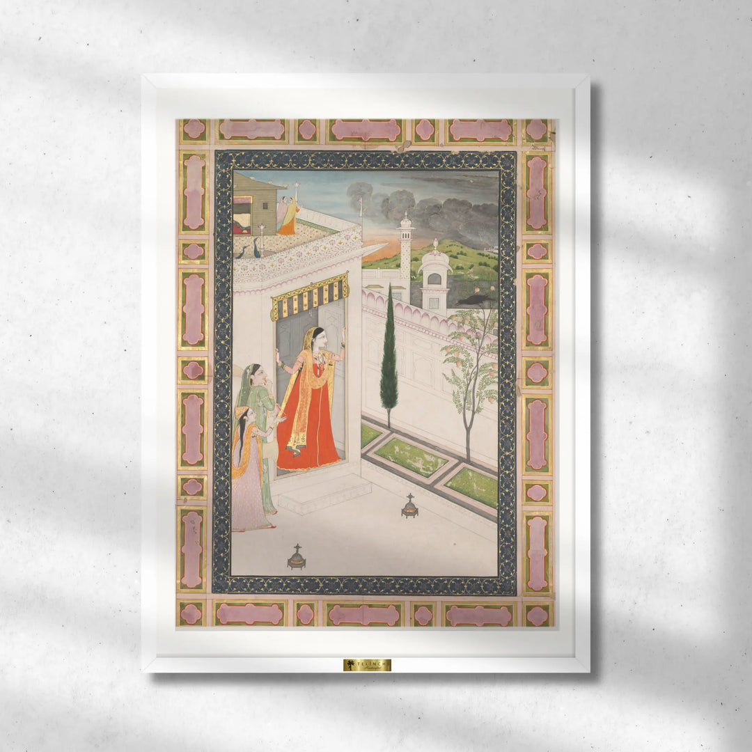 A Lady on a Terrace