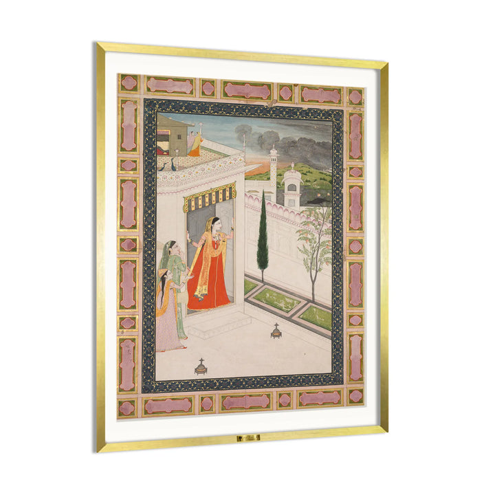 A Lady on a Terrace