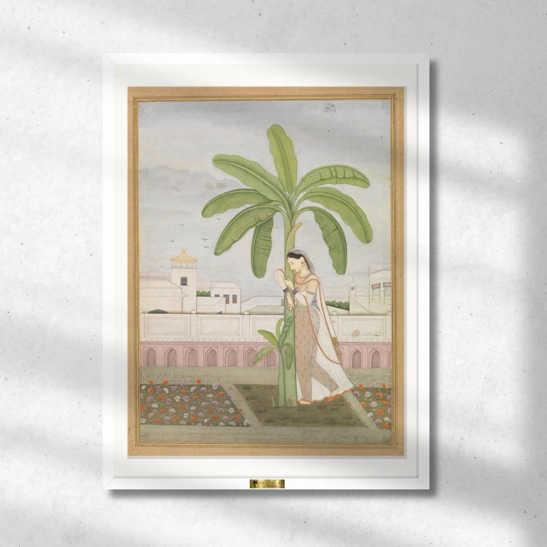 Lady by a Banana Tree