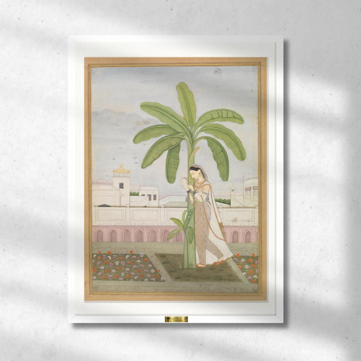 Lady by a Banana Tree