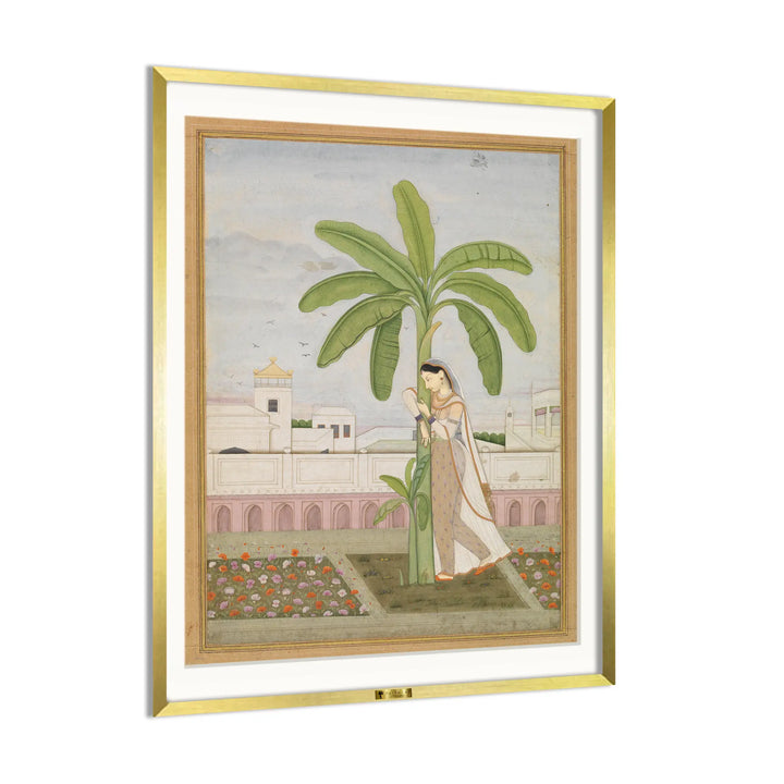 Lady by a Banana Tree