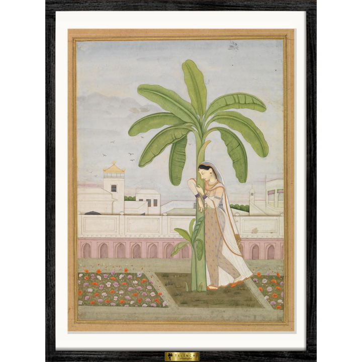 Lady by a Banana Tree