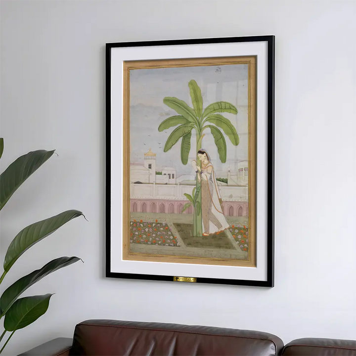 Lady by a Banana Tree