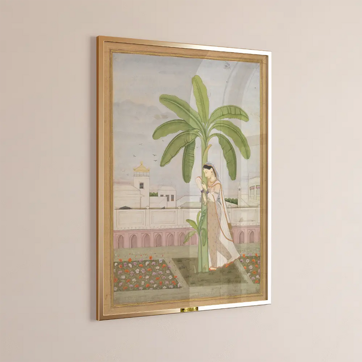 Lady by a Banana Tree