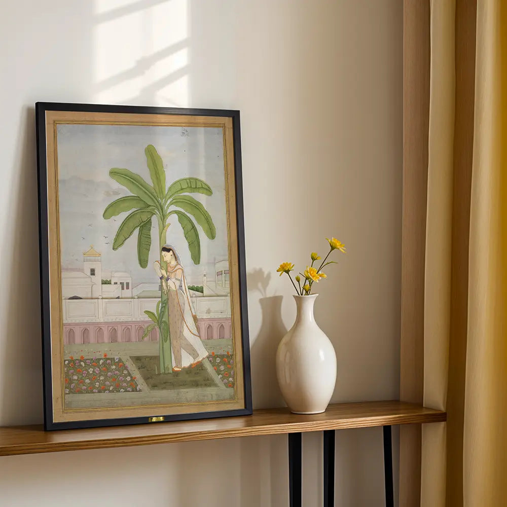 Lady by a Banana Tree