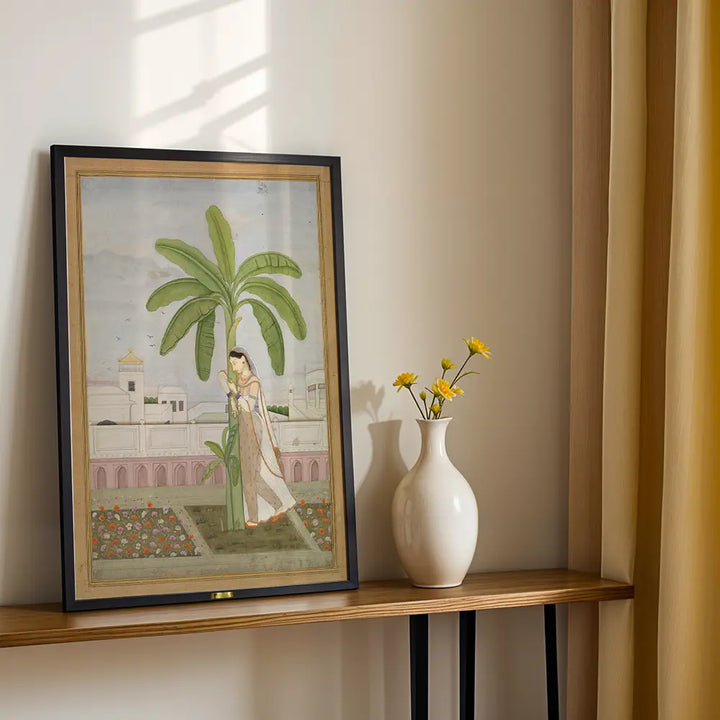 Lady by a Banana Tree