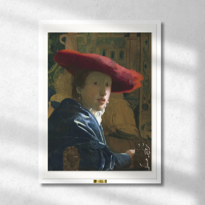 Girl with the Red Hat by Johannes Vermeer