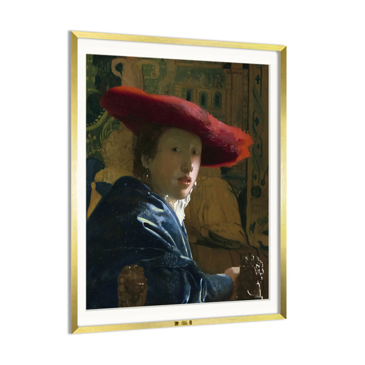 Girl with the Red Hat by Johannes Vermeer