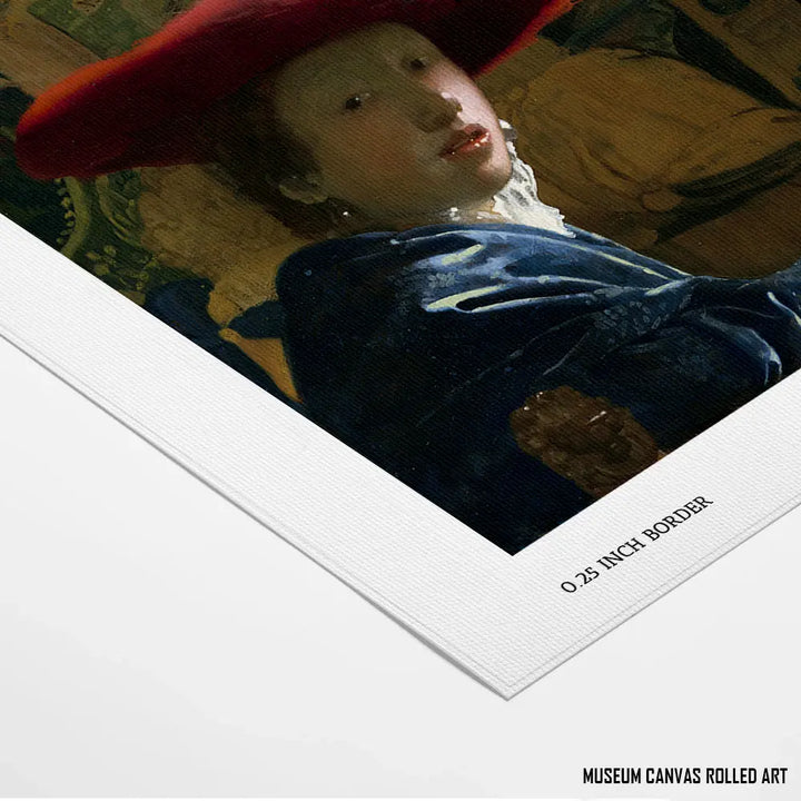 Girl with the Red Hat by Johannes Vermeer