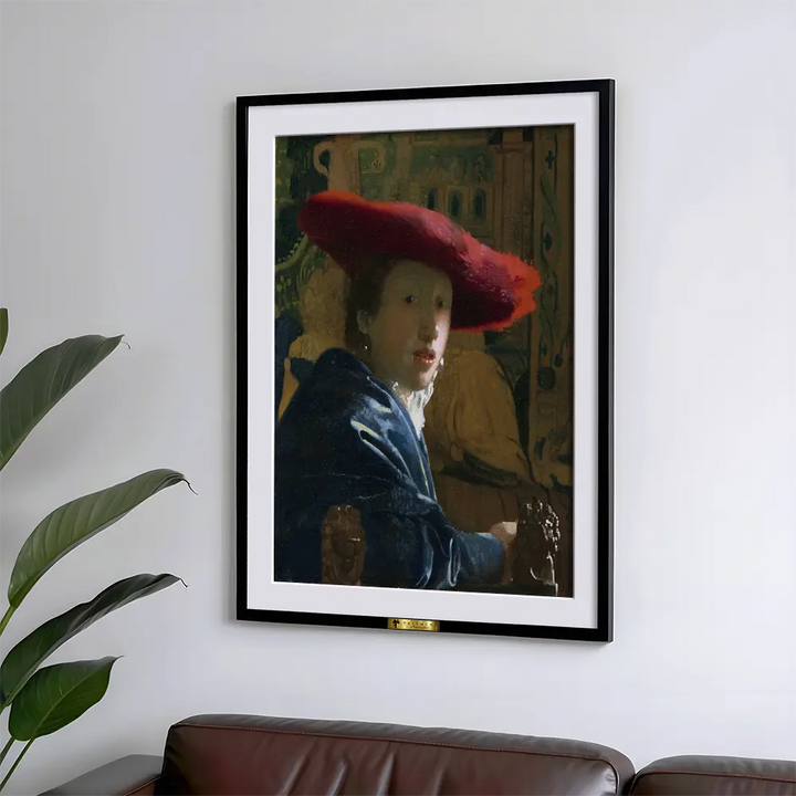 Girl with the Red Hat by Johannes Vermeer
