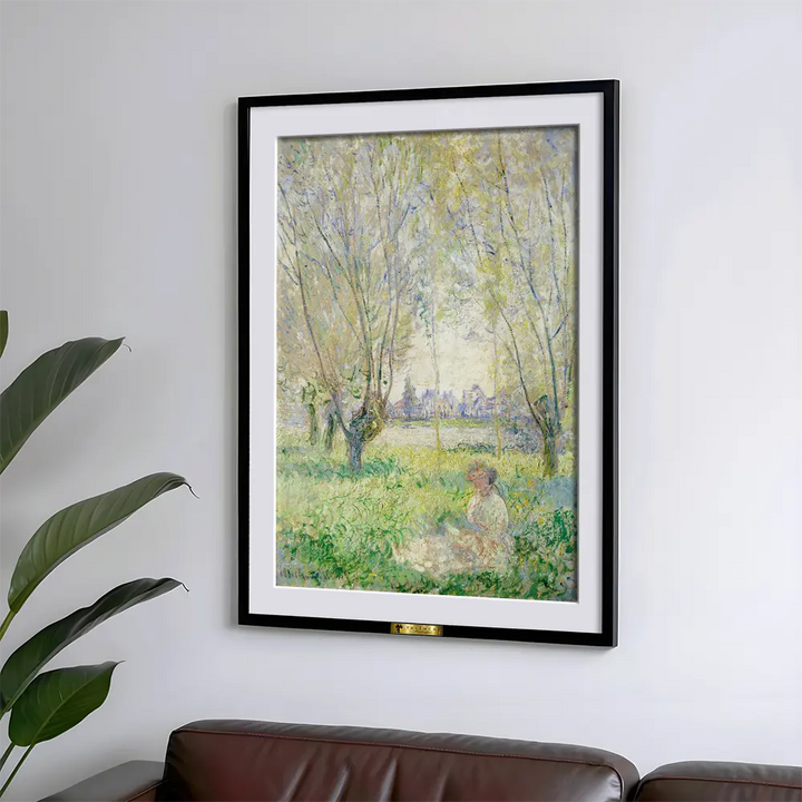 Pastoral Whispers by, Claude Monet Painting