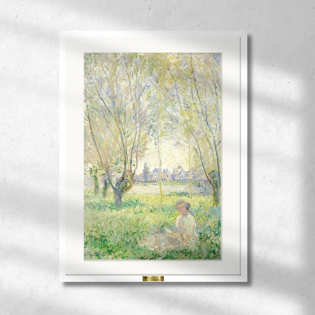 Pastoral Whispers by, Claude Monet Painting