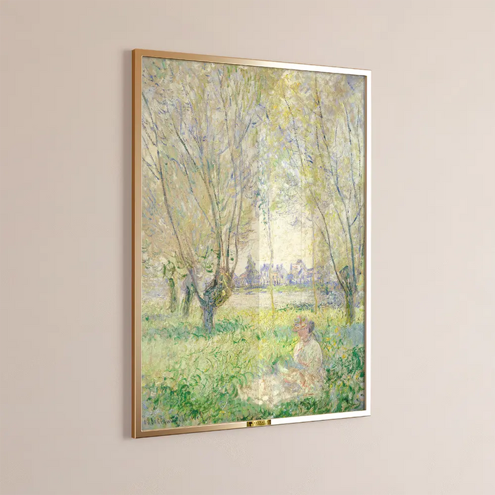 Pastoral Whispers by, Claude Monet Painting