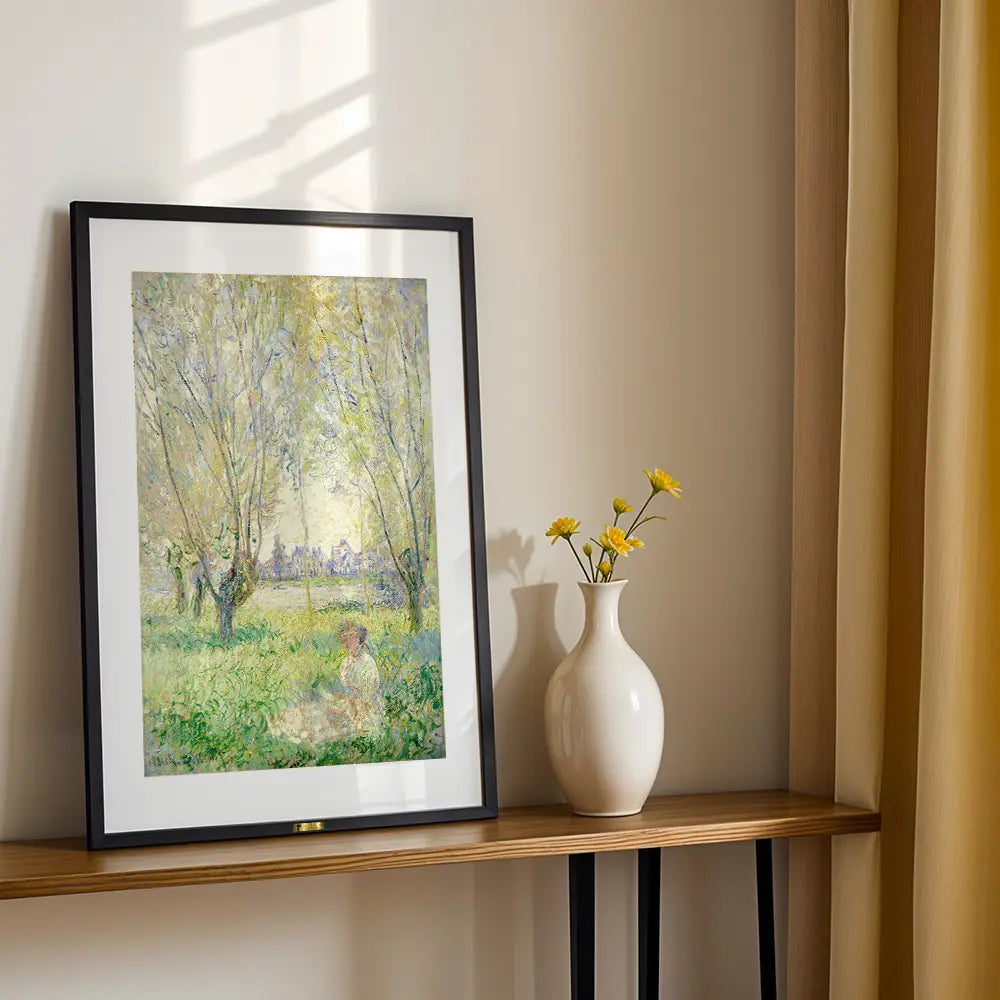 Pastoral Whispers by, Claude Monet Painting