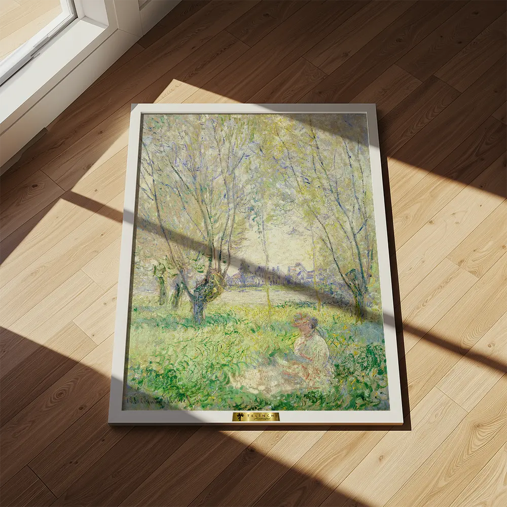 Pastoral Whispers by, Claude Monet Painting