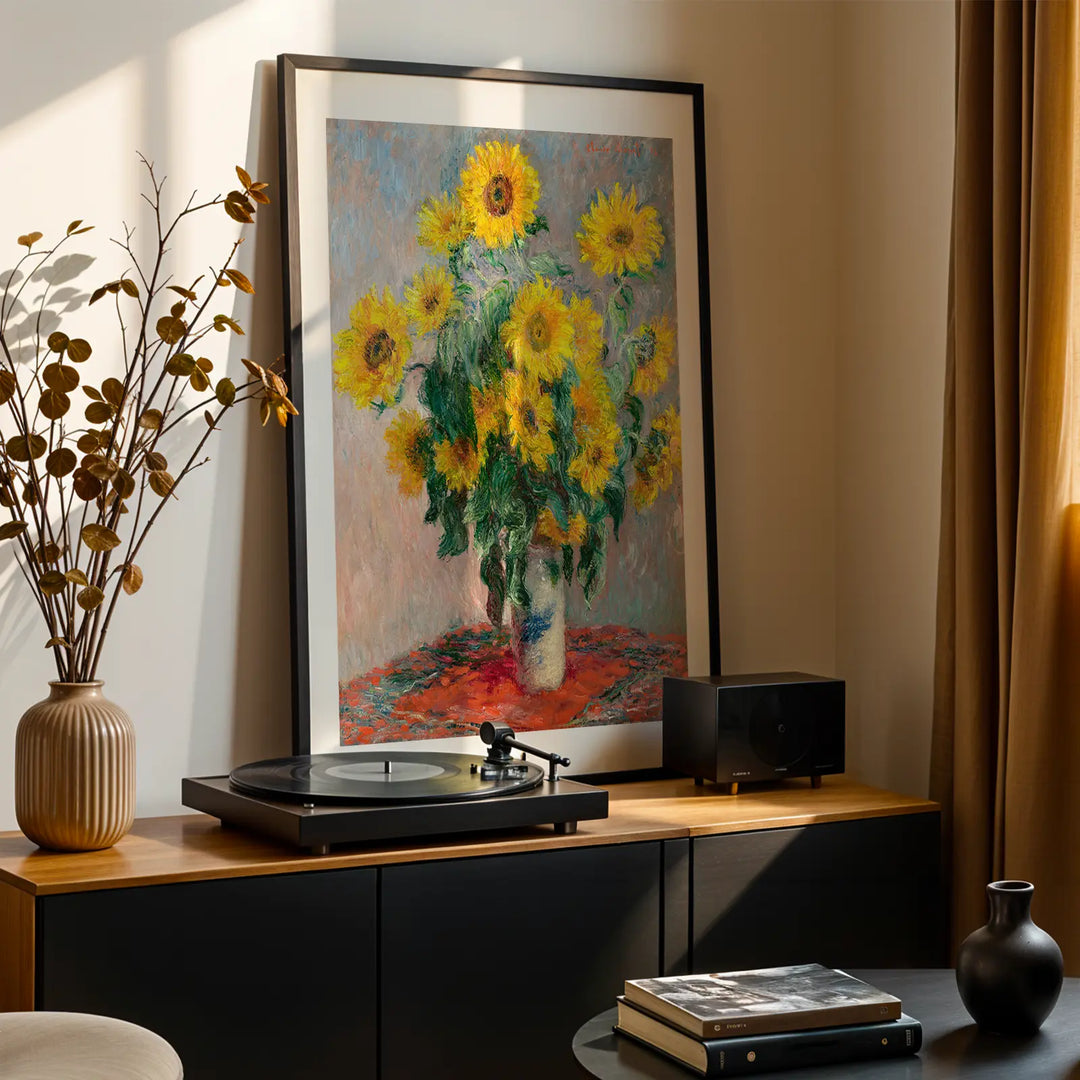 Vincent van Gogh’s Sunflowers series.