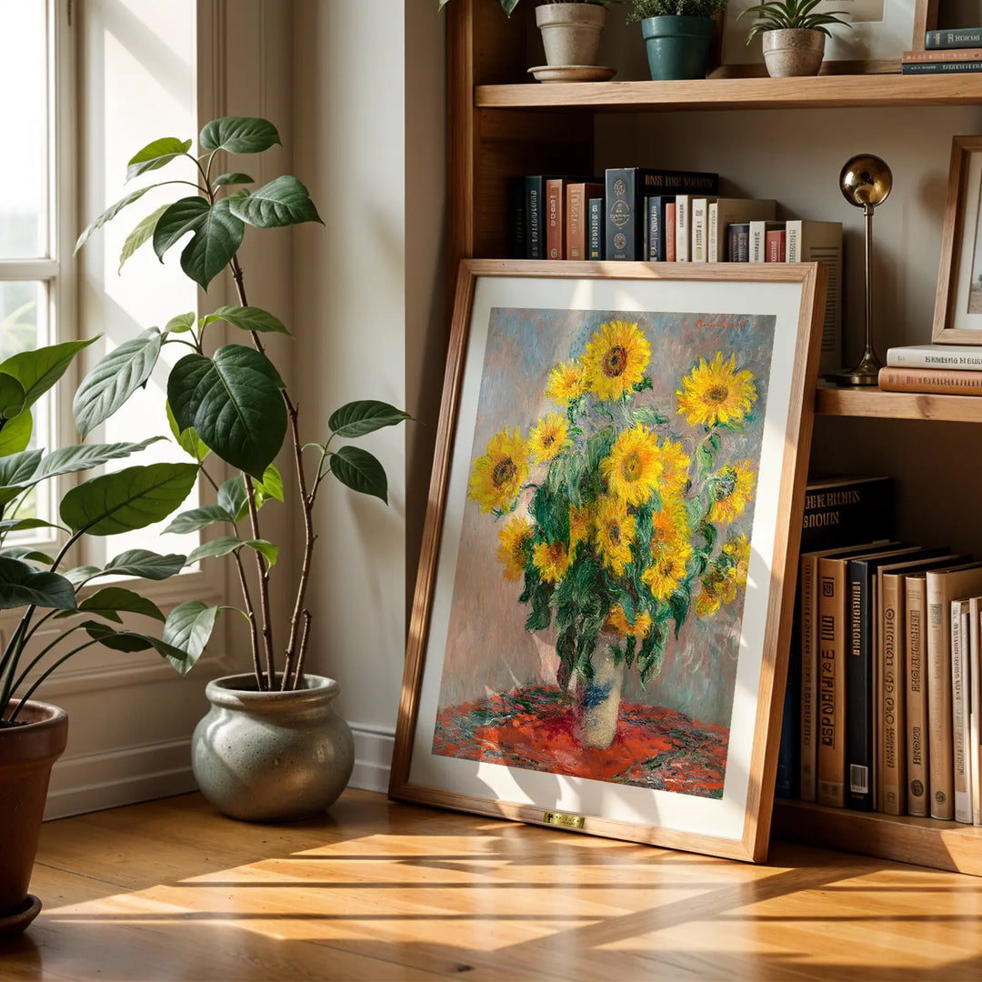 Vincent van Gogh’s Sunflowers series.