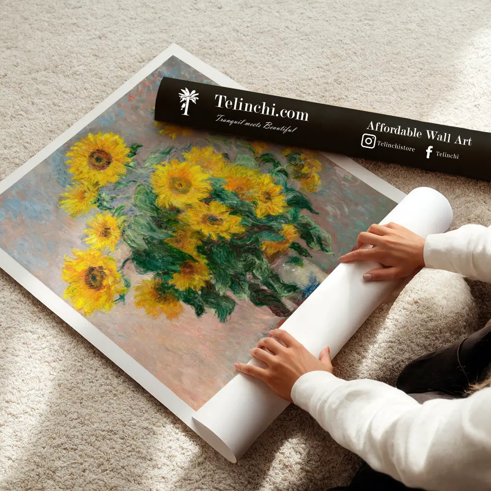 Vincent van Gogh’s Sunflowers series.