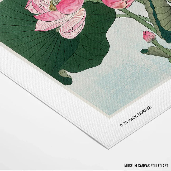 Lotus Elegance by Ohara Koson