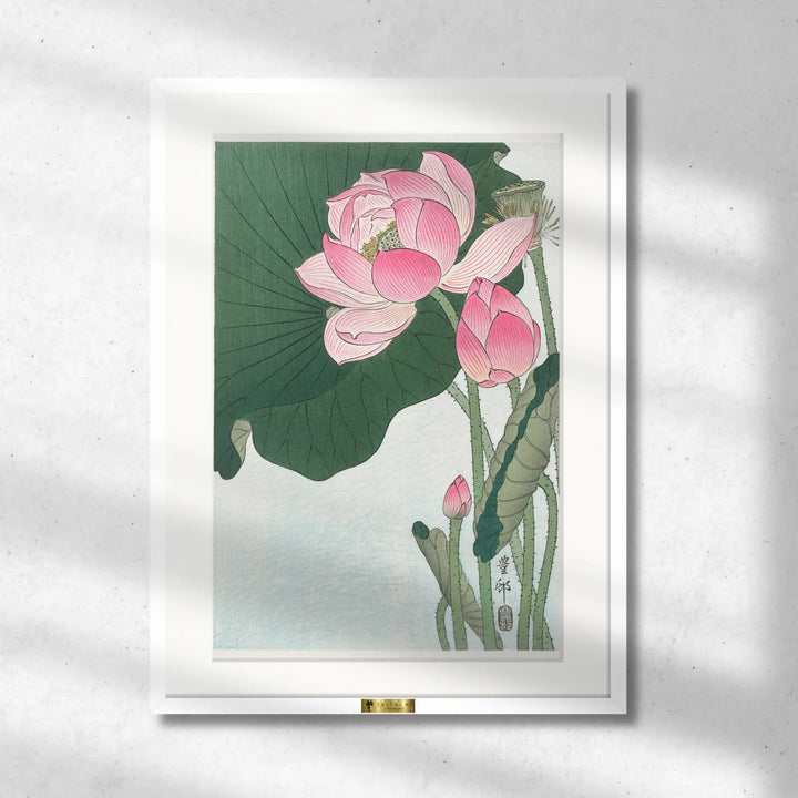 Lotus Elegance by Ohara Koson