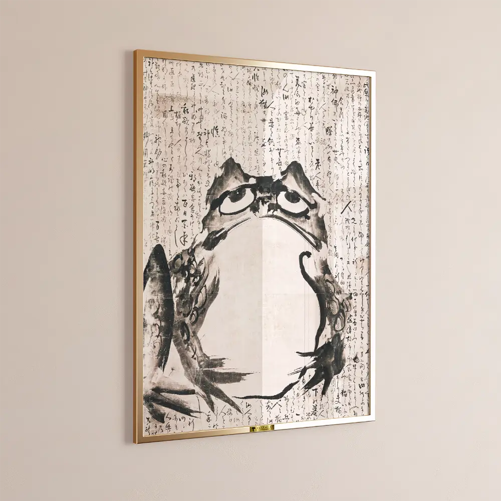 Frog Scroll by Sengai Gibon