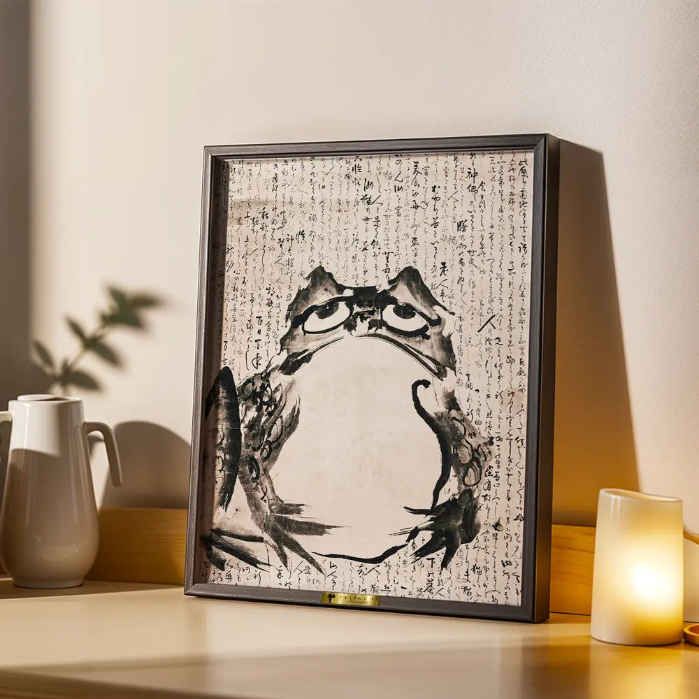 Frog Scroll by Sengai Gibon