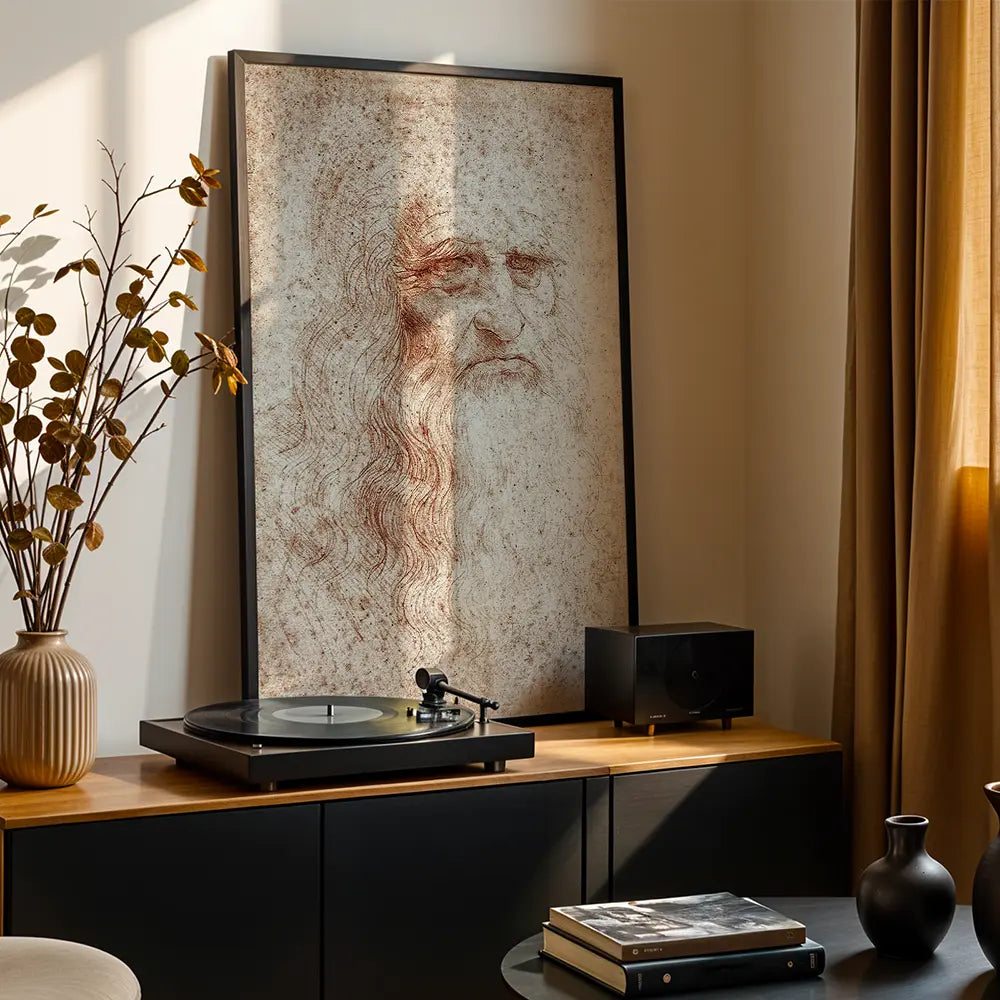 Self-portrait by Leonardo da Vinci