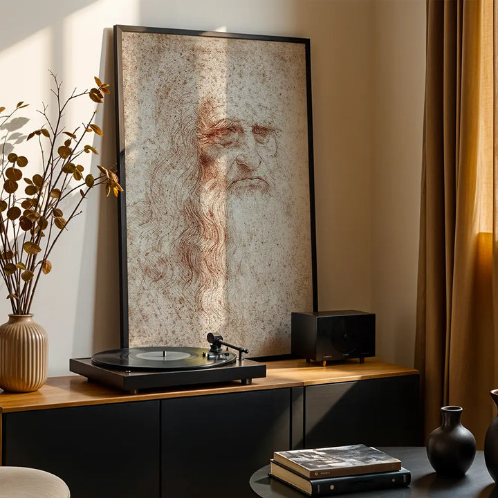 Self-portrait by Leonardo da Vinci