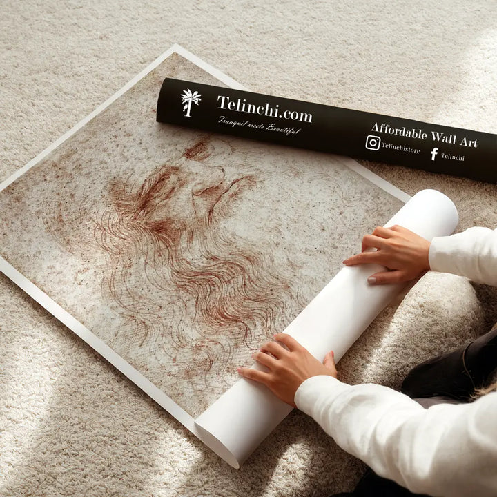 Self-portrait by Leonardo da Vinci