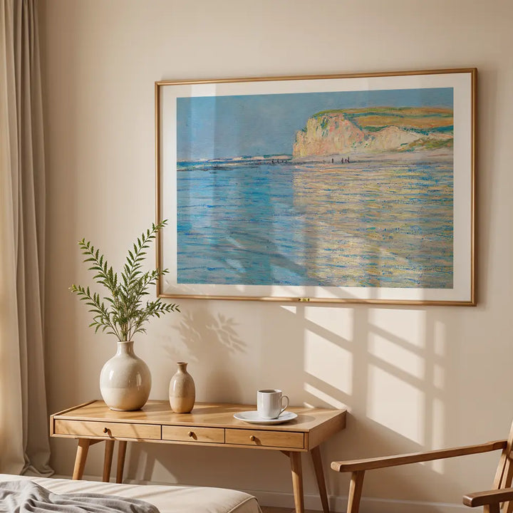 Low Tide at Pourville by Claude Monet