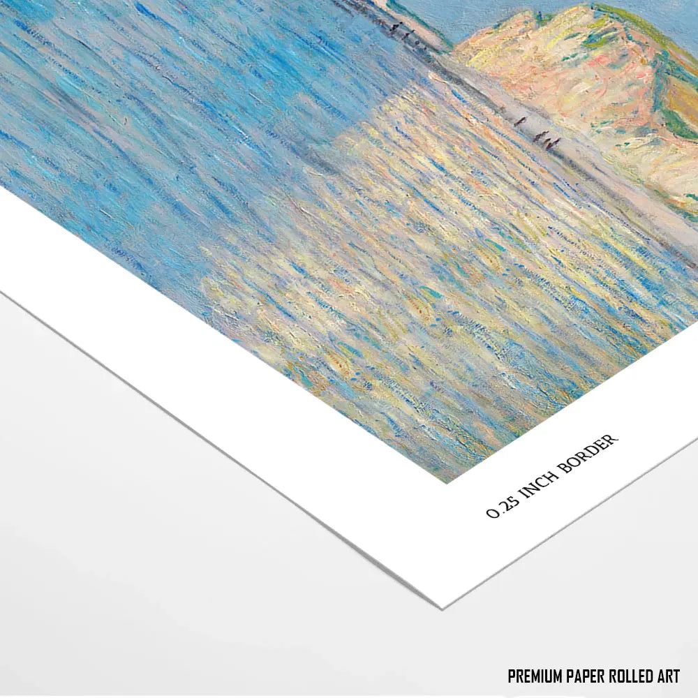 Low Tide at Pourville by Claude Monet