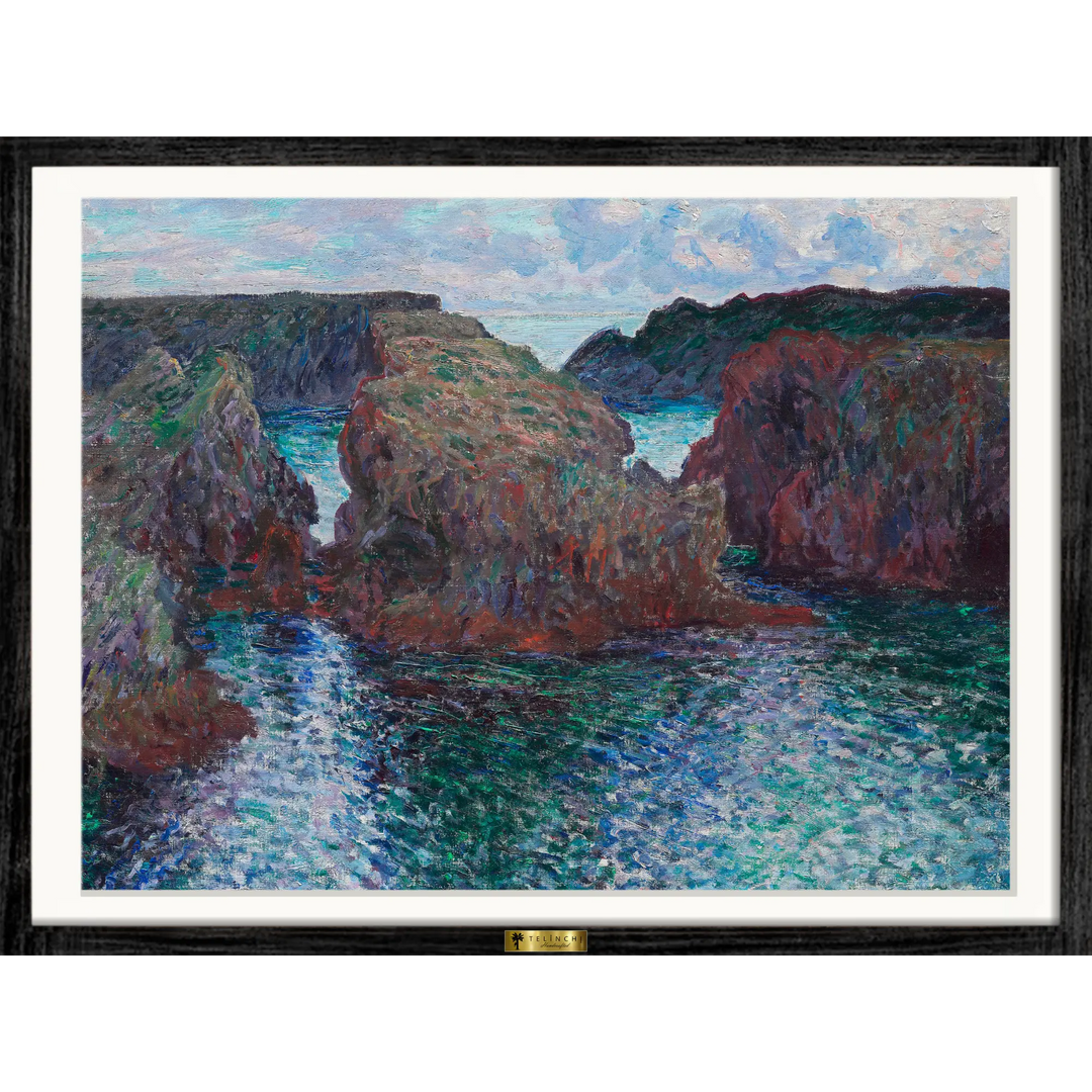 Rocks at Port-Goulphar by Claude Monet
