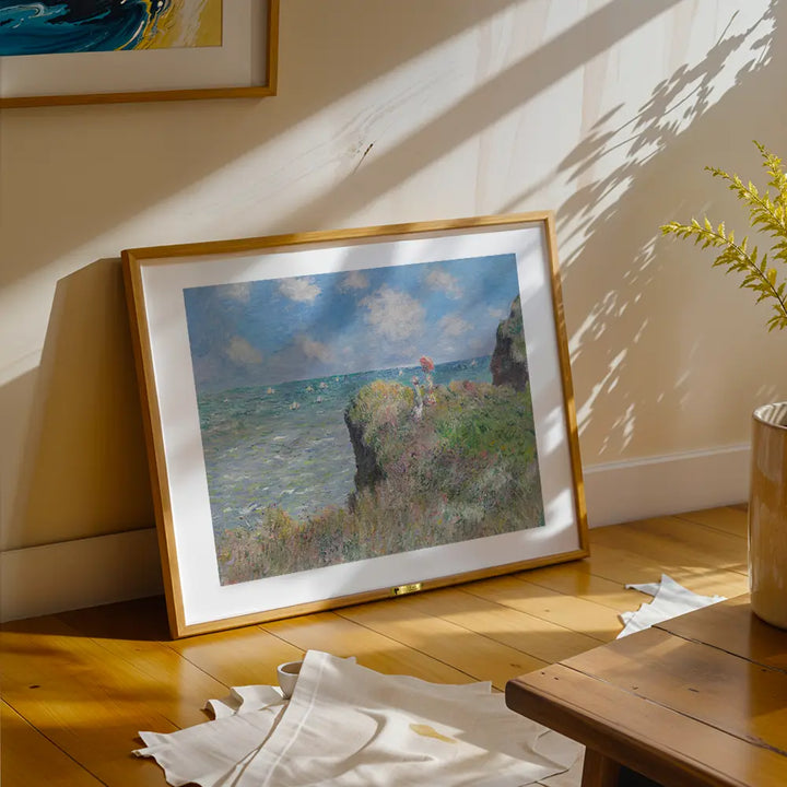 The Cliff Walk at Pourville by, Claude Monet Art Painting