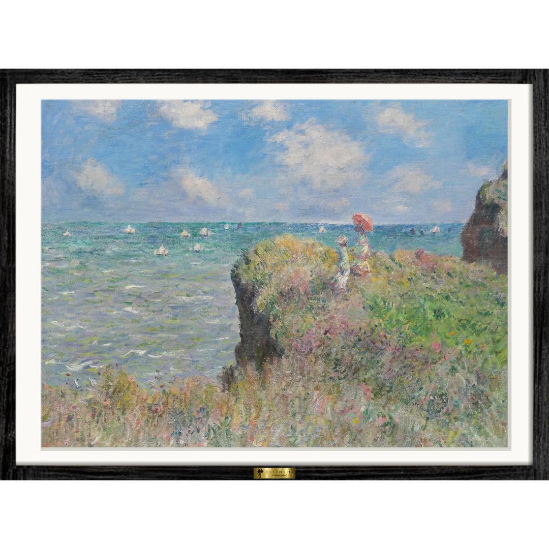 The Cliff Walk at Pourville by, Claude Monet Art Painting