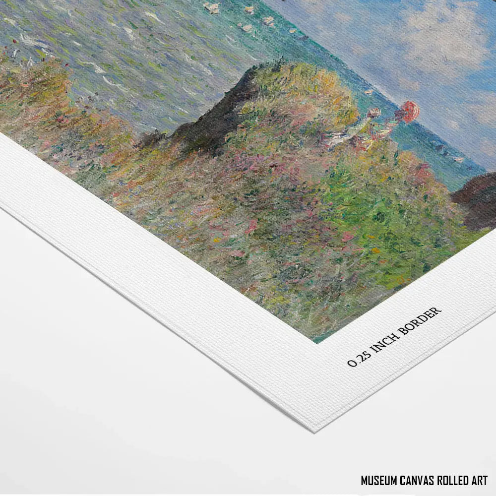 The Cliff Walk at Pourville by, Claude Monet Art Painting