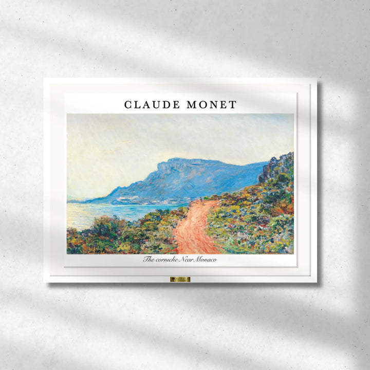 Monet's Corniche View by, Claude Monet Painting
