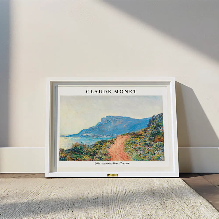Monet's Corniche View by, Claude Monet Painting