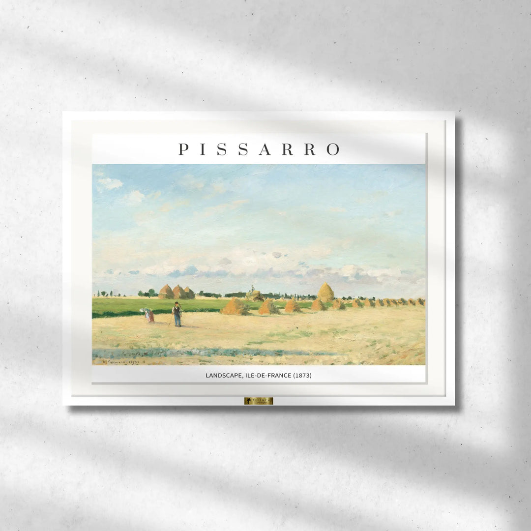 Fields of Ile-de-France by Camille Pissarro