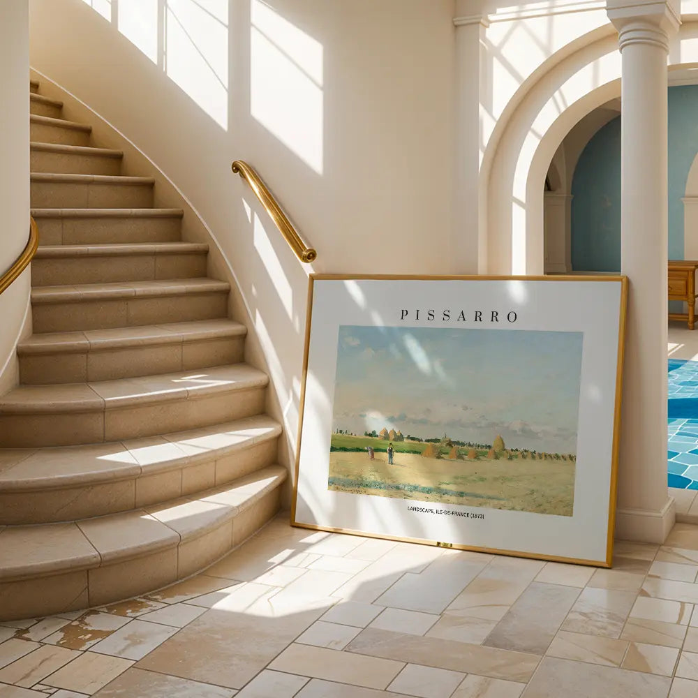 Fields of Ile-de-France by Camille Pissarro