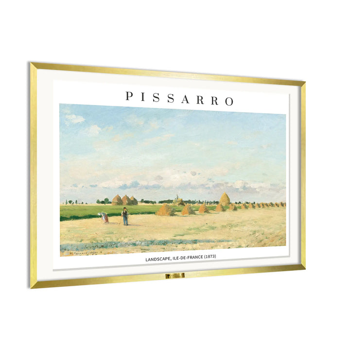 Fields of Ile-de-France by Camille Pissarro
