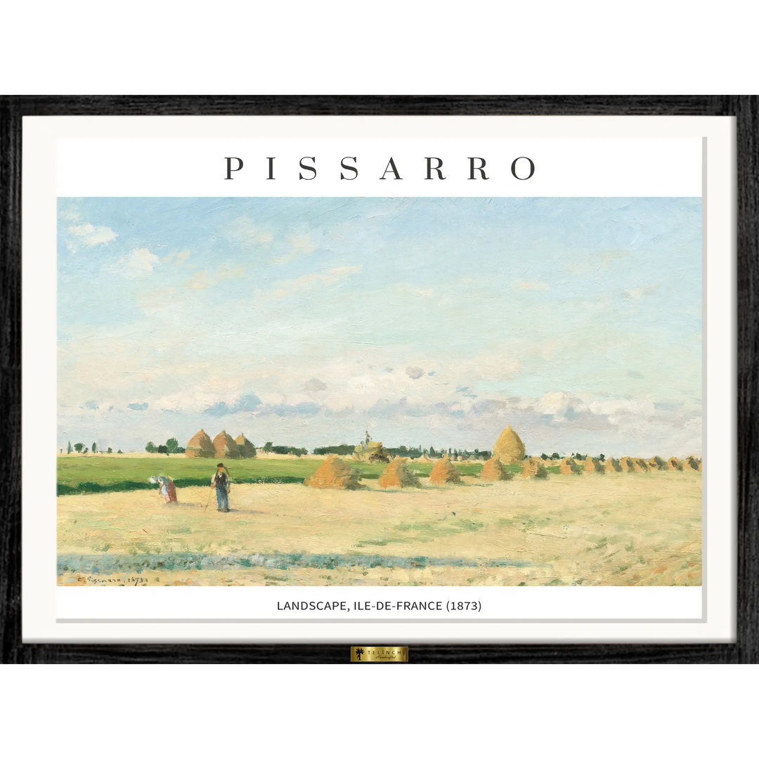 Fields of Ile-de-France by Camille Pissarro