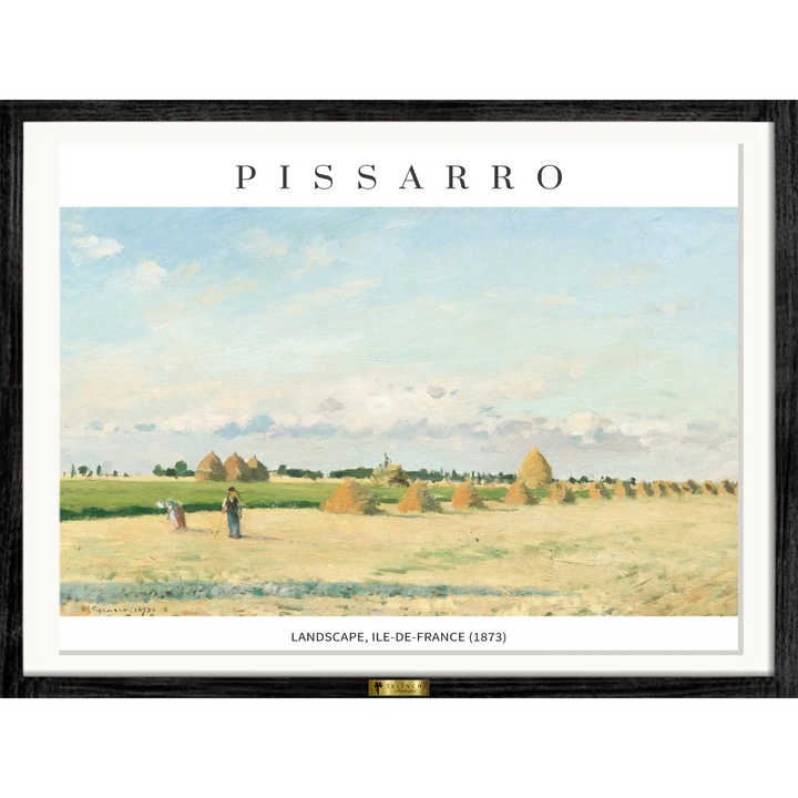 Fields of Ile-de-France by Camille Pissarro
