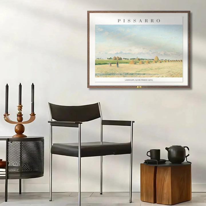 Fields of Ile-de-France by Camille Pissarro