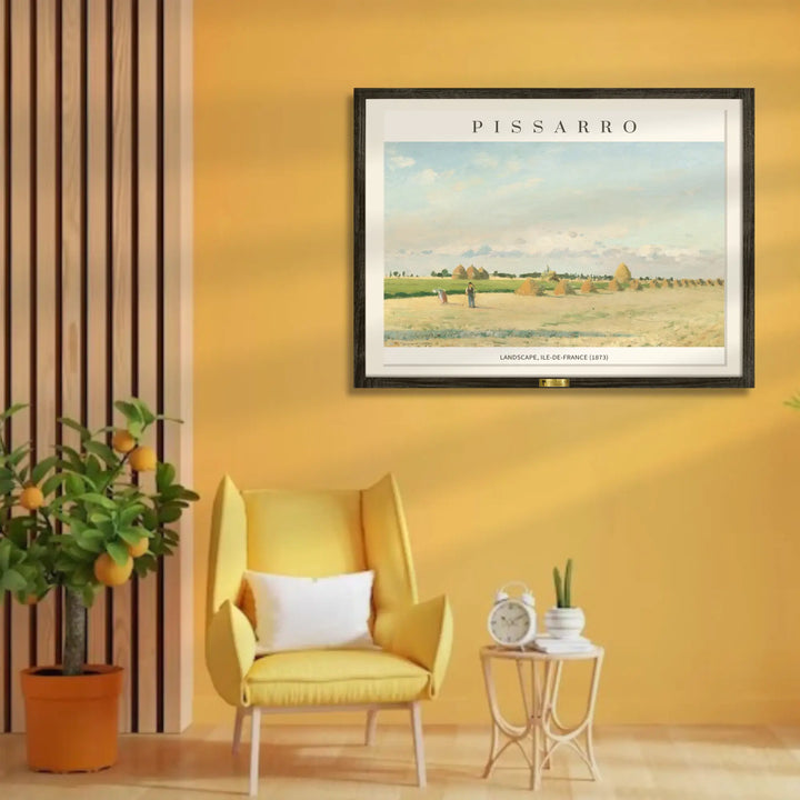 Fields of Ile-de-France by Camille Pissarro