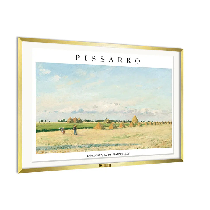 Fields of Ile-de-France by Camille Pissarro